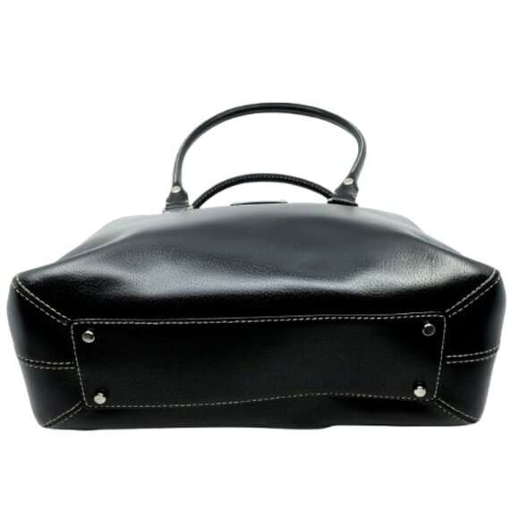KATE SPADE~Wellesley Elena~BLACK PEBBLED LEATHER 3 COMPARTMENT SHOULDER TOTE BAG - Picture 5 of 6